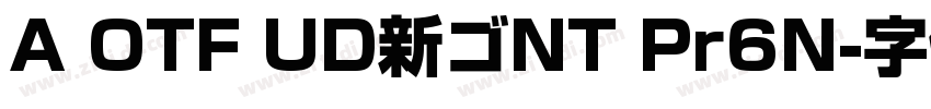 A OTF UD新ゴNT Pr6N字体转换